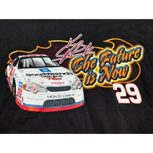Vintage Chase Kevin Harvick #29 All Over Print T Shirt Mens Sz Large L/S - Picture 3 of 7